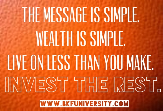 Wealth is Simple